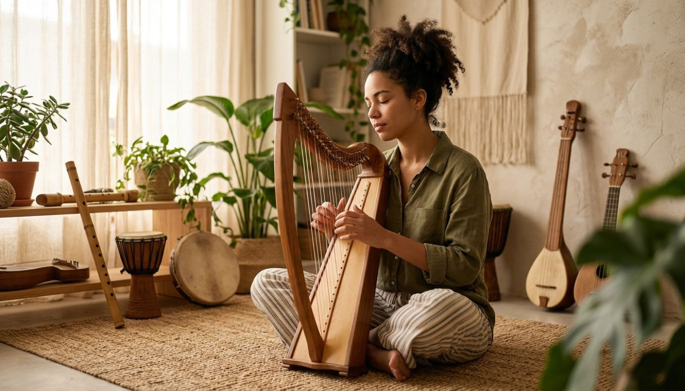 Comment les instruments traditionnels favorisent-ils la relaxation ?